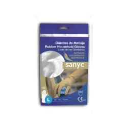 GUANTES DE LATEX SATINADOS CON RELIEVE ANTI DESLIZANTE SIN POLVO PAR TALLA GRANDE