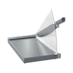 GUILLOTINA DE PALANCA LEITZ DIN A3 BASE CRISTAL LONGITUD CORTE 457 MM CAPACIDAD DE CORTE 25H