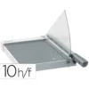 GUILLOTINA DE PALANCA LEITZ PRECISION HOME OFFICE A4 BASE PLASTICO LONGITUD CORTE 381 MM CAPACIDAD DE CORTE 10