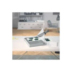 GUILLOTINA DE PALANCA LEITZ PRECISION HOME OFFICE A4 BASE PLASTICO LONGITUD CORTE 381 MM CAPACIDAD DE CORTE 10