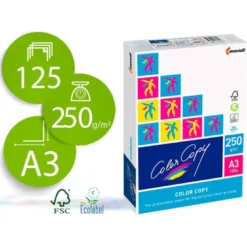 125 hojas NO ES TAMAÑO FOLIO Papel multifuncion Mondi Color Copy Din A3 250 g/m2 Satinado