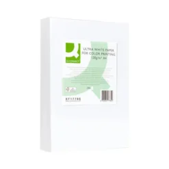 250 Hojas Papel fotocopiadora Q-Connect Ultra White DIN A4 120 Gr