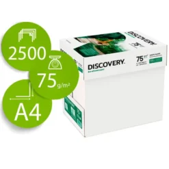 2500 Hojas Papel multifuncion A4 Discovery Fast Pack 75 g/m2