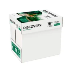 2500 Hojas Papel multifuncion A4 Discovery Fast Pack 75 g/m2