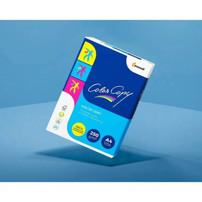 125 Hojas Papel multifuncion Mondi Color Copy A4 250 gr/m2 Satinado
