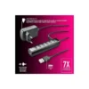 HUB NGS TINY 7 PUERTOS CON ADAPTADOR CORRIENTE USB 2.0
