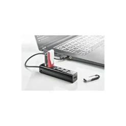 HUB NGS TINY 7 PUERTOS CON ADAPTADOR CORRIENTE USB 2.0