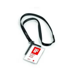 Identificador con cordon diagonal marca Durable
