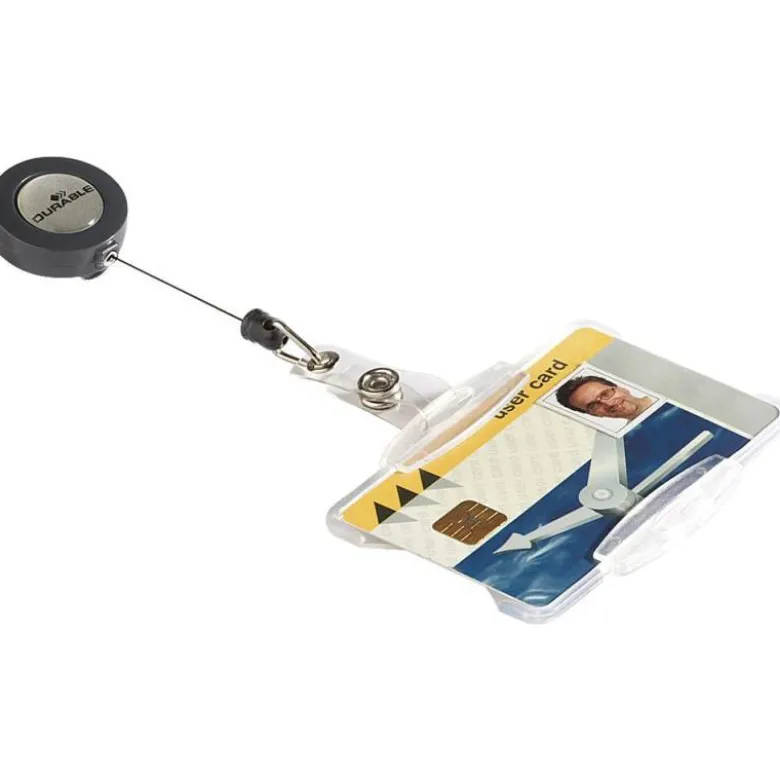 Identificador con cordon extensible marca Durable
