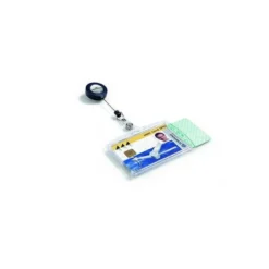 Identificador doble con cordon extensible marca Durable
