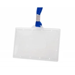 Identificadores Q-Connect cordon plano color azul