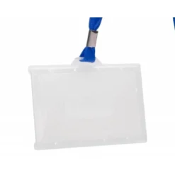 Identificadores Q-Connect cordon plano color azul