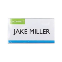 IDENTIFICADOR Q-CONNECT KF14137 CON CLIP MAGNETICO APERTURA SUPERIOR 40X75 MM