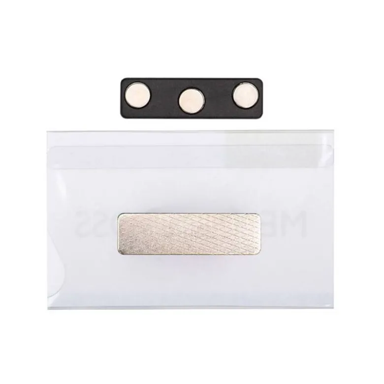 IDENTIFICADOR Q-CONNECT KF14138 CON CLIP MAGNETICO APERTURA SUPERIOR 54X90 MM
