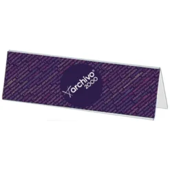 IDENTIFICADOR SOBREMESA ARCHIVO 2000 PREMIUM POLIESTIRENO CRISTAL TRANSPARENTE 50X210X60 MM