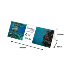 IDENTIFICADOR SOBREMESA ARCHIVO 2000 PETG FLEXIBLE VISIBILIDAD DOBLE CARA DIN A4 85X300X100 MM
