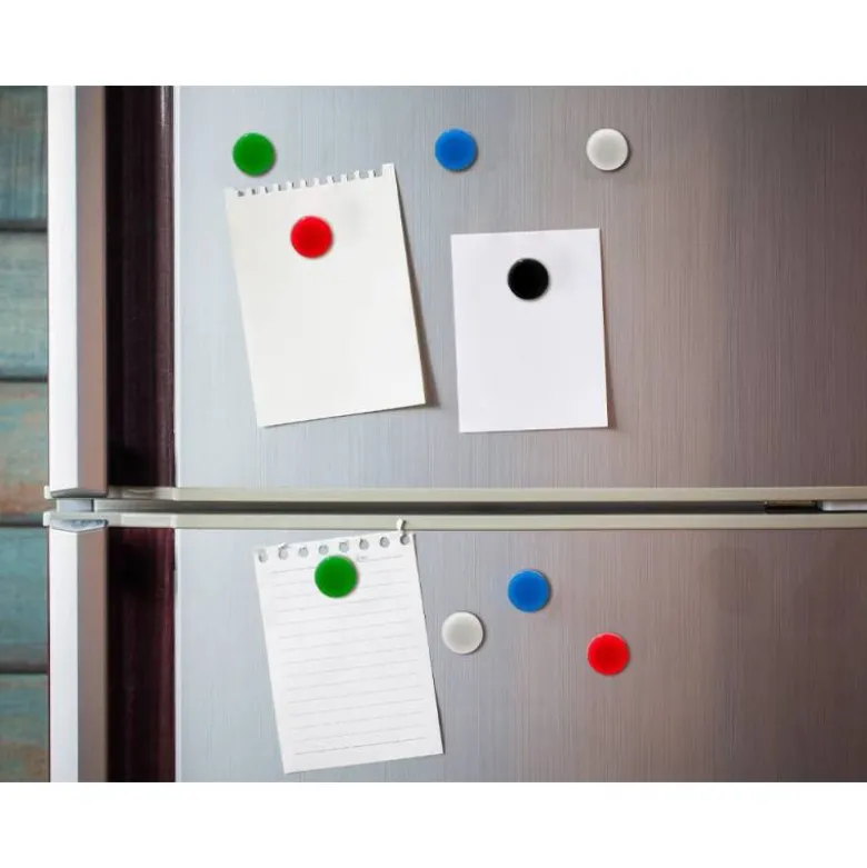 IMANES PARA SUJECION LIDERPAPEL ECOUSE PP RECICLADO PARA PIZARRA MAGNETICA 20 MM CAJA DE 10