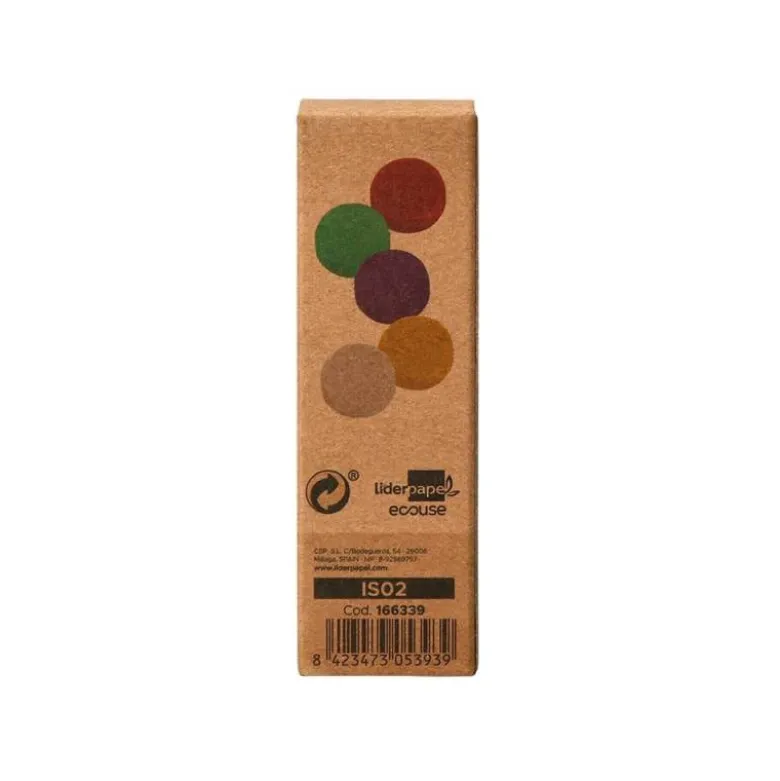 IMANES PARA SUJECION LIDERPAPEL ECOUSE PP RECICLADO PARA PIZARRA MAGNETICA 25 MM CAJA DE 10