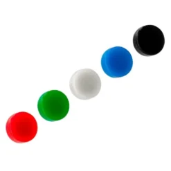 Imanes para sujecion Q-Connect de 35 mm. Colores surtidos. Caja de 10.