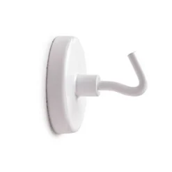 IMAN MAUL DE POTENCIA CON GANCHO 36 CM DIAMETRO PESO MAX. 6 KG COLOR BLANCO PACK DE 5 UNIDADES