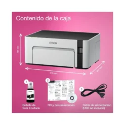 IMPRESORA EPSON ECOTANK ET-M1120 TINTA MONOCROMO 15 PPM A4 BANDEJA USB ENTRADA 150 HOJAS