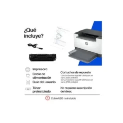 IMPRESORA HP LASERJET SFP M209DW MONOCROMO LASER 30 PPM WIFI BANDEJA ENTRADA 150 HOJAS