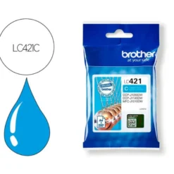 INK-JET BROTHER LC421C CIAN
