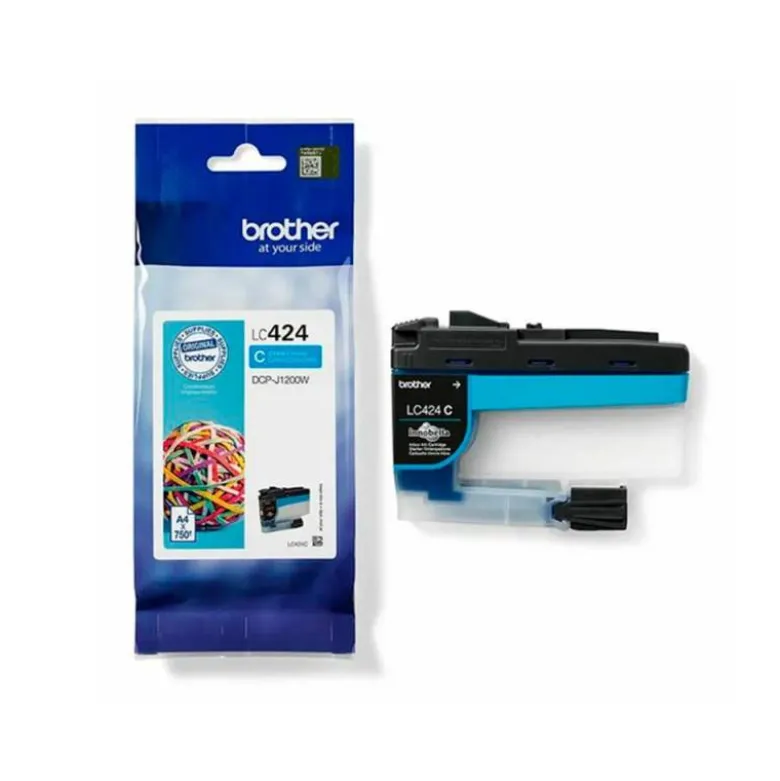 INK-JET BROTHER LC424C DCP-1200W CIAN 750 PAGINAS
