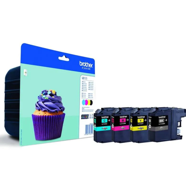 Ink-jet Brother LC123VALBP pack 4 colores dcp-j4110dw mfc-j4410dw/4510dw/ 4710dw/6520dw 6720dw/6920dw