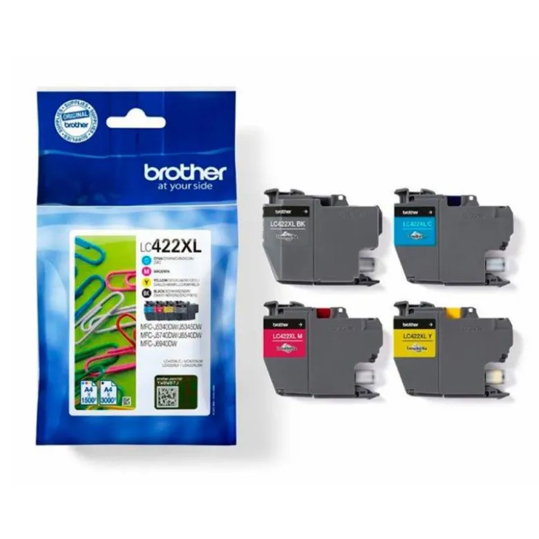 INK-JET BROTHER LC-422XLVAL MFC-J5340DW / MFC-J5740DW / MFC-J6540DW / MFC-J6940DW 3000 PAGINAS NEGRO 1500