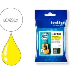 INK-JET BROTHER LC421XLY AMARILLO