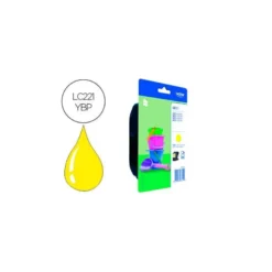 Ink-jet brother lc221y dcp-j562dw / mfc-j480dw / 680dw / 880dw amarillo 260 paginas.