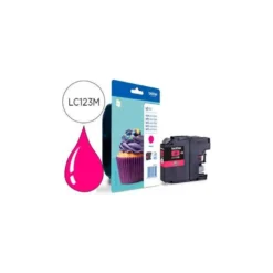 Ink-jet Brother magenta LC-123 dcp-j132w/152w /552dw/752dw mfc-j740dw/650dw/870dw mfc-j4410dw/4510dw