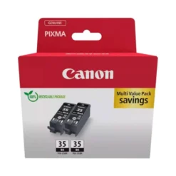 INK-JET CANON PGI-35 PIXMA IP100/110/TR150/MAXIFY BX110 NEGRO MULTIPACK 2 UNIDADES