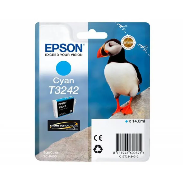 INK-JET EPSON SURECOLOR T3242 COLOR CIAN C13T32424010