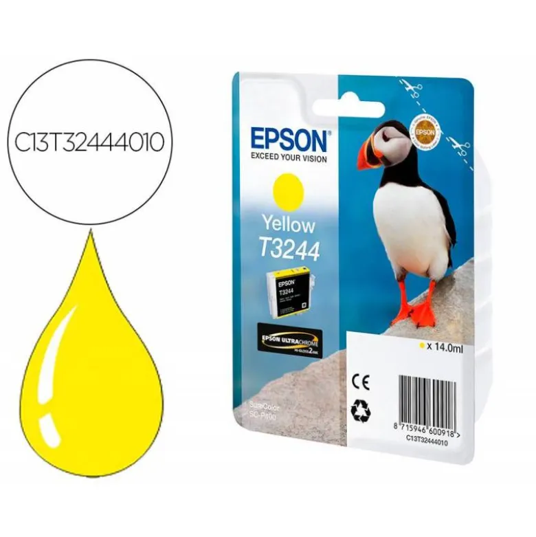 INK-JET EPSON SURECOLOR T3244 COLOR AMARILLO C13T32444010