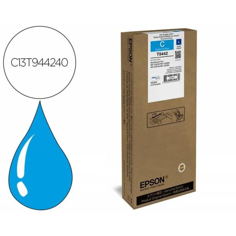 INK-JET EPSON T9442 COLOR CIAN C13T944240