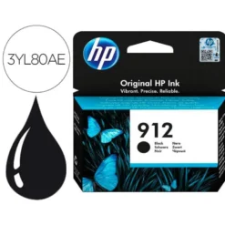 INK-JET HP 912 OFFICEJET 8010 / 8020 / 8035 NEGRO 300 PAG