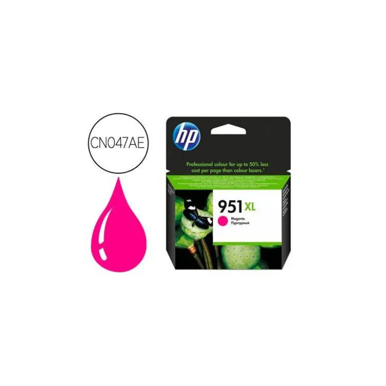 INK-JET HP 951XL MAGENTA CN047AE CAPACIDAD 1500 PAG
