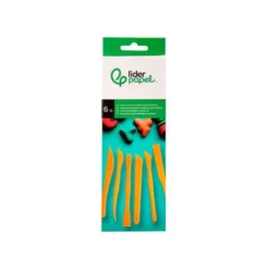 INSTRUMENTOS DE MODELAR LIDERPAPEL PARA ARCILLA Y PLASTILINA CAJA DE 6 PIEZAS