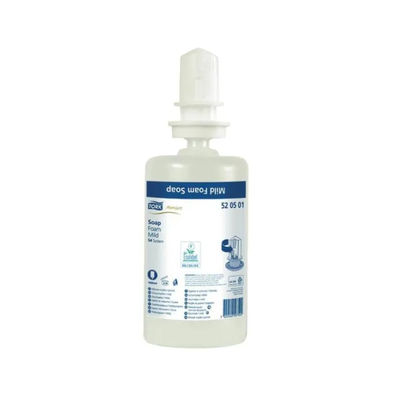 Jabon en espuma marca Tork S4 Aroma delicado rehidratante 1 litro