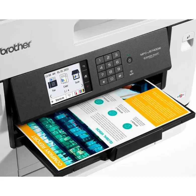 J5740DW EQUIPO MULTIFUNCION BROTHER MFC-J5740DW PROFESIONAL A4 / A3 COLOR TINTA 28PPM DUPLEX TACTIL WIFI BANDEJAS 2X 250