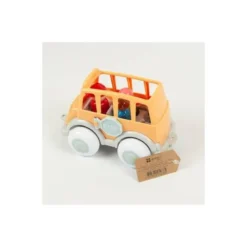 JUEGO ANDREU TOYS ECOLINE MIDI BUS ESCOLAR + 1 CONDUCTOR + 2 FIGURAS