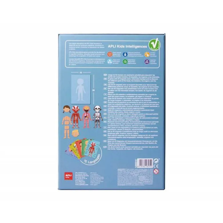 JUEGO APLI DIDACTICO MAGNETICO EL CUERPO HUMANO