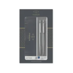 Juego de boligrafo y portaminas Parker Jotter Duo Acero CT