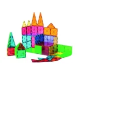 JUEGO DE CONSTRUCCION AMAYA MAGTILES 104 PIEZAS 3D FORMAS Y COLORES SURTIDOS