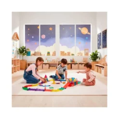 JUEGO DE CONSTRUCCION MAGNETICO CIRCUITO COCHES 72 PIEZAS +3 AÑOS