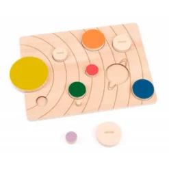 JUEGO DIDACTICO ANDREUTOYS SISTEMA SOLAR MADERA +3 AÑOS