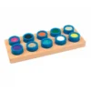 JUEGO DIDACTICO ANDREUTOYS CUBOS TACTILES 10 TEXTURAS +2 AÑOS