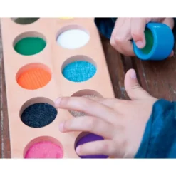 JUEGO DIDACTICO ANDREUTOYS CUBOS TACTILES 10 TEXTURAS +2 AÑOS